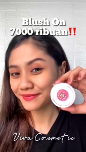 VIVA Fin Touch Blush On High Pigmented Color Long Lasting Soft Pigment Matte Powder Perona Pipi Wajah Alami BPOM