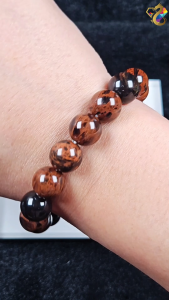 Collection Grade Mahogany Obsidian Bracelet