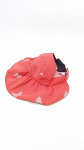 RUIMO Topi Wanita UV Protection Motif Kupu-Kupu dengan Ujung Bulat - Gaya Korea A-20