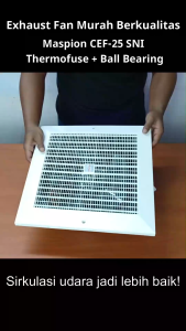 Maspion Kipas Angin Hexos Fan / Exhaust Fan Plafon - 8 inch (20 cm) - CEF20 - FREE ONGKIR Jabodetabek