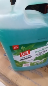 Gift Natural Mint Floor Cleaner 3.8kg - Hypoallergenic Anti-Bacterial Large Serve Canister