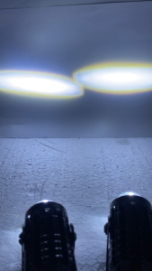 Lampu Tembak Laser Led Mini Foglamp super terang sepasang 2 pcs - Lampu Tembak Sorot Foglamp Mini D2 Laser Gun Bonus Saklar ON OFF