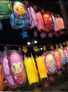 2024 Mid Autumn Music lantern with light DIY kit set  中秋灯笼儿童卡通手提发光兔子灯笼diy手工材料包 lantern diy