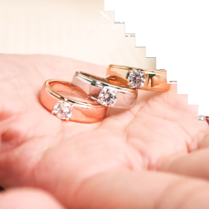 Xuping Cincin Kawin Silver Motif Mata 1 Polos 0122010200