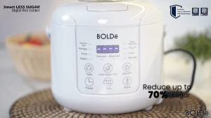 Bolde Smart Digital Less Sugar Rice Cooker 1 L Magic Com Rendah Gula Bolde SMR 168