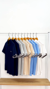 Áo polo nam Tezo áo thun nam có cổ ngắn tay thiết kế phối bo thêu ngực basic lịch lãm sang trọng 24APCT059