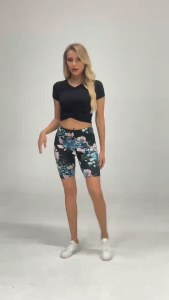 High Waist Yoga Shorts - Comfortable & Flattering Perfect for Practice Running Or Lounge Wear #GS221
