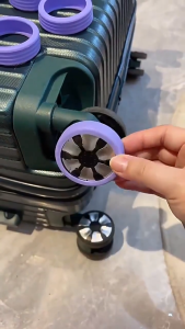 【SKIT SG】Travel Luggage Wheel Protector Luggage Case Wheels Protective Cover Trolley Box Caster Protector Chair Wheels Cover Travel Accessories