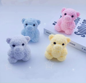 พร้อมส่ง หมีนิ่ม ของเล่นบีบได้ Squishy สกุชชี่ ของเล่นเด็กคลายเครียด ตุ๊กตานุ่มนิ่ม จำนวน 1 ชิ้น ส่งเร็ว ส่งไว