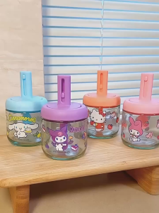 Hello Kitty Melody 6pcs set Kitchenware cutting board spatula peeler seasoning bottle pot brush 凯蒂猫美乐蒂6 件套厨房厨具砧板铲子削皮刀