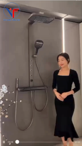 SEN TẮM ĐỨNG NÓNG LẠNH HIỂN THỊ NHIỆT ĐỘ CÓ LED XX09