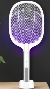 🔥อัพเกรดใหม่2024🔥หวดเดียวจอด ไม้ช็อตยุง 2IN1 3500V พร้อมสายUSBและแท่นวางชาร์จ(ชาร์จผ่านฐาน)ไฟแรงสูง ด้วยแสงสีม่วง ช็อตมันส์สะใจ ที่ดักยุงไม้ตียุงไฟฟ้า ไม้ตียุงไฟฟ้า ไม้ช็อตยุงไฟฟ้า ไม้ตียุง เครื่องดักยุง โคมไฟดักยุง