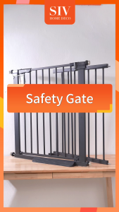 SIV 70-153 CM Pagar Baby Safety Gate Fence Guard With Security Lock For Bayi Kids Dogs Pets