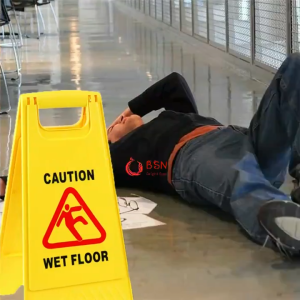 Heavy Duty Plastic Caution Wet Floor Stand Warning Board Sign Yellow Slippery Warning A Type Of Eye-catching Warning Sign Prohibits Parking Slippery Notice Wet Floor No Parking A Shape Warning Sign