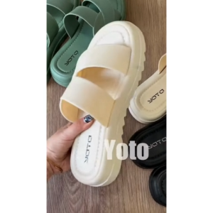 YOTO Outdoor Versatile Beach Slip On Casual Slipper Thick Soled Sandals for Women