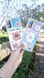 Case Hologram Fashion ( SWEET BEAR ) OPPO A7 A12 A5S A15 A57 2022 A77S A58 4G Casing Hologram Aurora DUNIA JAYA ACC