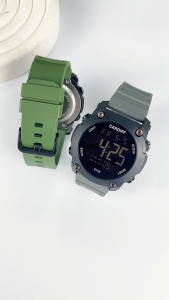 CARDIFF LCD 2113 Jam Tangan Pria Sport Water Resist