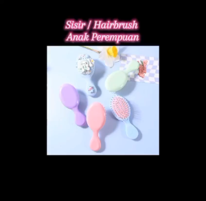 Diy Sisir Anak Perempuan Deco Cream | Handmade Hair Brush Art Craft