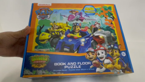 Paw Patrol Dino Rescue Activity Book & Floor Puzzle Large Gift Set For Kids Boxset