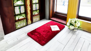 Sajadah Bulu Rasfur Polos Ukuran 115cm x 65cm Isi Busa Royall Foam/Super Sajadah Rasfur Aesthetic LP