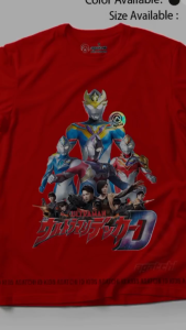 Baju Kaos Atasan Anak Laki-Laki Agatchi Motif Ultraman Decker