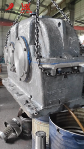 Gearbox ZLY Series China YueXin Hard Surface Tooth Decelerator Peredam Kecepatan