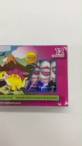 สีน้ำเทมพาร่า Master Art Tempera Colour 12สี 3ml. (ราคา/กล่อง) | เคแคมปัส เครื่องเขียน