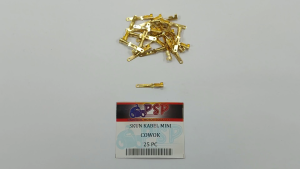 SKUN KABEL \"MINI COWOK\" (Harga Per Pak isi 25) - SCUUN GEPENG KECIL LAKI UNTUK SOKET KABEL