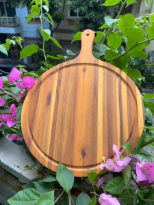 Thớt gỗ Chef Teak Đẳng Cấp Phong Cách Âu Mỹ - Dùng Cắt Thái Chặt Hoặc Trang Trí Thức Ăn Đa Năng
