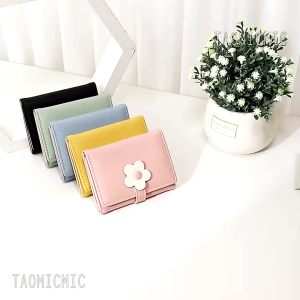 Dompet Wanita Baru Pola Bunga Dompet Lipat D240