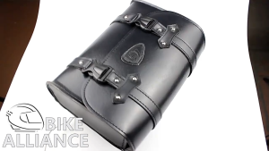 ✔READY STOCK✔ MOTORCYCLE STORAGE BAG SIDE BAG STORAGE CAFE RACER HARLEY OLD SKOOL CLASSIC PU LEATHER BAG