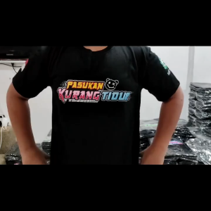 KAOS PRIA PASUKAN KURANG TIDUR | SIMPLE DINAMIS DAN MEMBERIKAN KESAN KASUAL