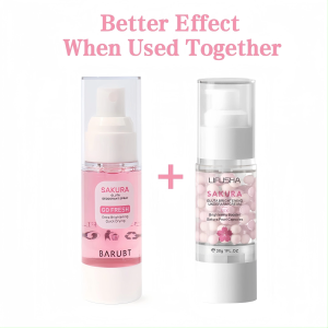 Underarm Whitening Cream And Gluta Deodorant Spray Set 30g+35ml Effectively Improves Underarm Dullness Cherry Blossom Extract Whitens And Moisturizes The Skin And Eliminates Body Odor In Three Stages: Blocking Balancing And Deodorizing