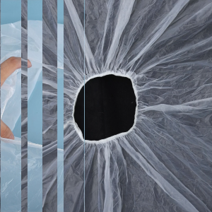 Áo choàng nhuộm tóc nilon dày dặnVải nhuộm tóc dùng một lần-NIEVE