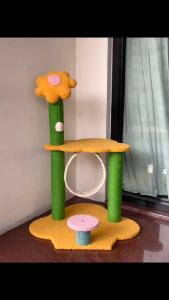 Garukan Rumah Kucing Cat Cando: Cat Tree Interaktif & Aksesoris