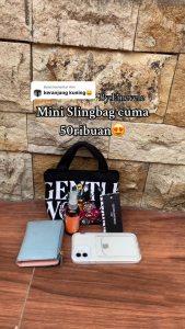 GROSIRAN OMYGOOSE TAS SELEMPANG WANITA / TAS GW MINI/ TAS CANVAS / TAS GENTLE WOM4N BKK / GW 33