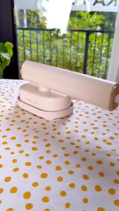 Bàn là hơi nước cầm tay mini KONKA xoay 180 độ công suất 1200W bản nâng cấp kèm mặt đế chống dính