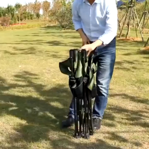 Outdoor Folding Chair Portable Folding Recliner Lazy Chair Camping Chair With Leg Rest Outdoor Beach Fishing Stool Folding Bed Beach Chair Folding Chair