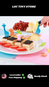 6/8/10 Pcs Fruit Pick Forks Plastic Fruit Toothpick Bento Lunch For Children Bento Box Lunch Box Decorations