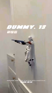 (11สี พร้อมส่งจากไทย) รุ่นใหม่อัพเกรด โมเดลตุ๊กตาตัวต่อฟิกเกอร์ Lucky 13 Dummy ขยับข้อต่อได้ 360องศา ของเล่น3D