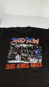 Kaos Pria Wanita Distro T-shirt Dewasa Vintage cewek cowok SKIDROW 24s tebal