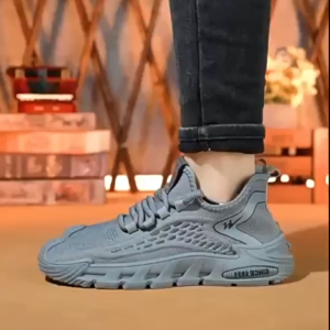 Techdoo Sepatu Sneakers Pria Casual Sepatu Lari Olahraga Trendy Sepatu Santai Cowok MR175