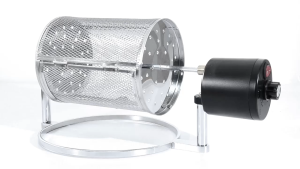 เครื่องคั่วกาแฟไฟฟ้าสแตนเลส/เครื่องคั่วเมล็ดกาแฟข้าวโพดคั่วถั่วธัญพืชอบความเร็วในการหมุนปรับ110V