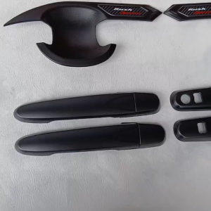 Paket Cover Handle Outer Pintu Tutup Tangki Mobil Rush 2018-2024 Hitam All Variant