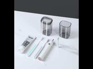 Portable Travel Toothbrush Toothpaste Makeup Storage ContainerMouthwash Cup