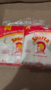 KANTONG PLASTIK KRESEK SPARTA BENING UKURAN 15 & 24