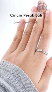 Cincin Perak Wanita Silver 925 Mahkota Jawan Crownora