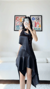 Chân Váy Ngắn Xòe Nhọn Đuôi Cá FILILO Vải Lụa Jelly Skirt Thiết Kế Chuẩn Form Cao Cấp