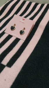 PROMO ANTING TUSUK KOREA /ANTING TUSUK BENTUK LOVE / BULAT / SEGIEMPAT