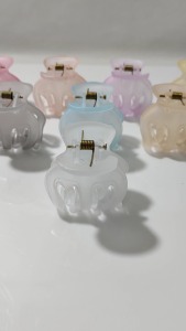 Jedai Jepitan Rambut 5cm Motif Doff Jelly Cakar 5 Hair Claw Clip Bahan Premium Super
